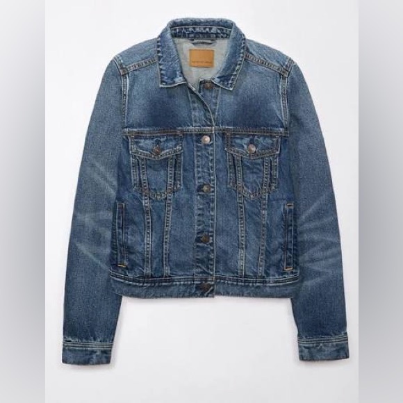American Eagle Classic Strigid Denim Jacket NWOT - Picture 7 of 8